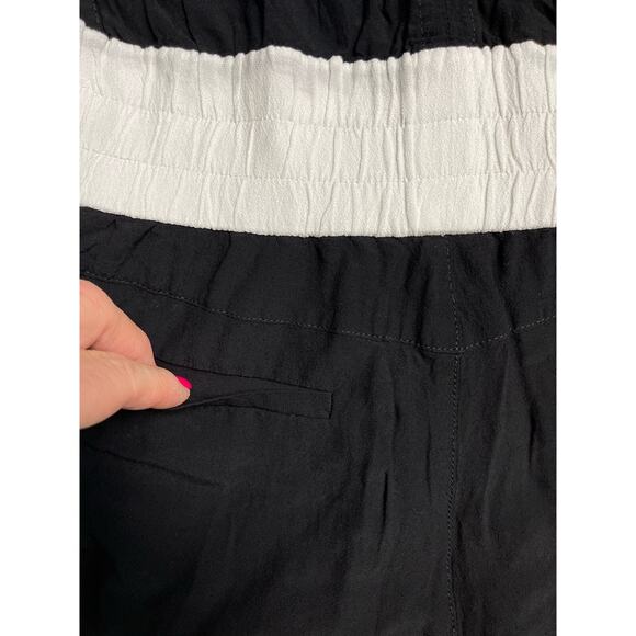 Helmut‎ Lang Axio Crepe Playsuit Romper Shortall Black & White Size Small Petite - Picture 12 of 16